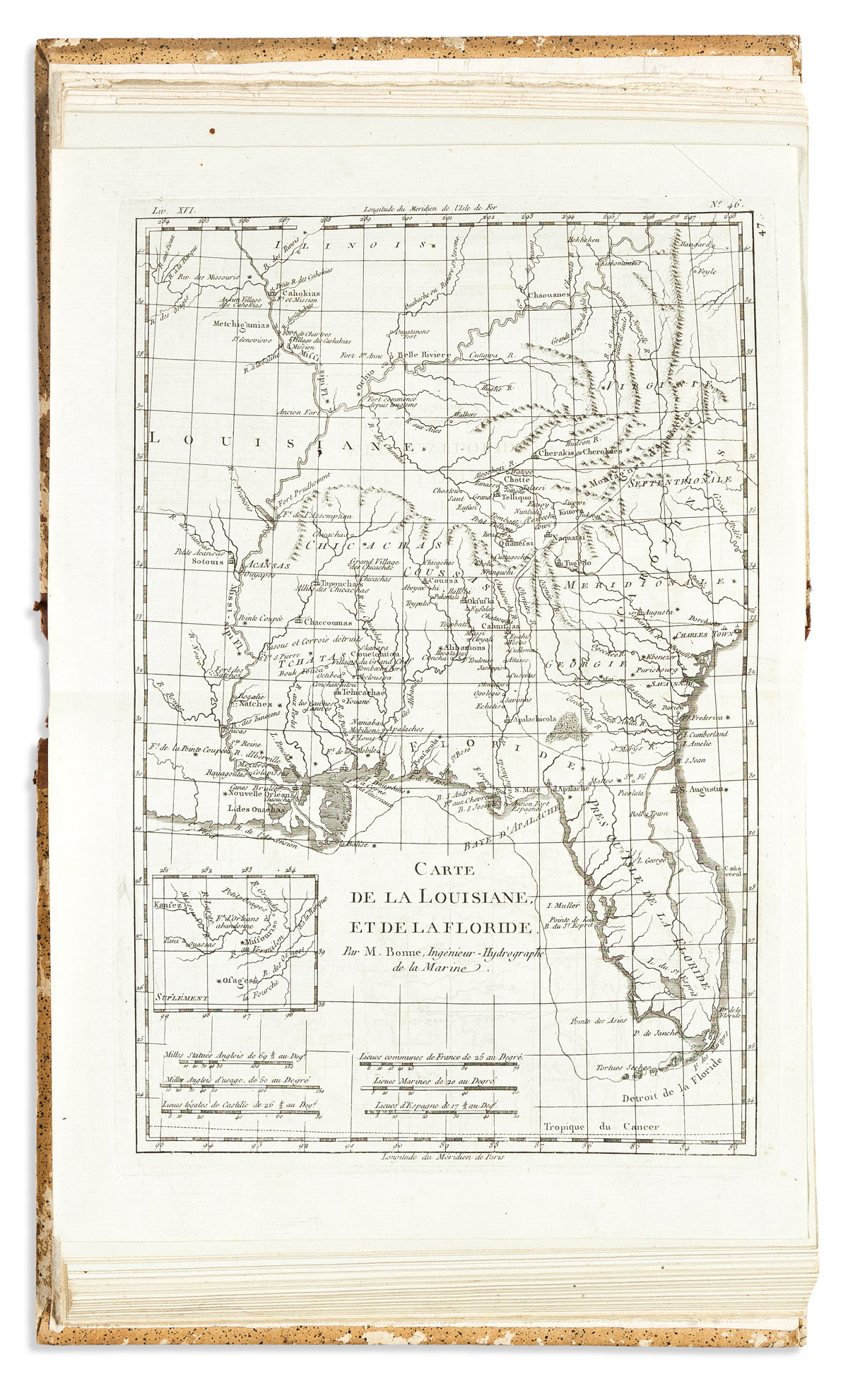BONNE, RIGOBERT; and GUILLAUME THOMAS FRANÇOIS RAYNAL. Atlas de Toutes les Parties Connues du Globe Terrestre.